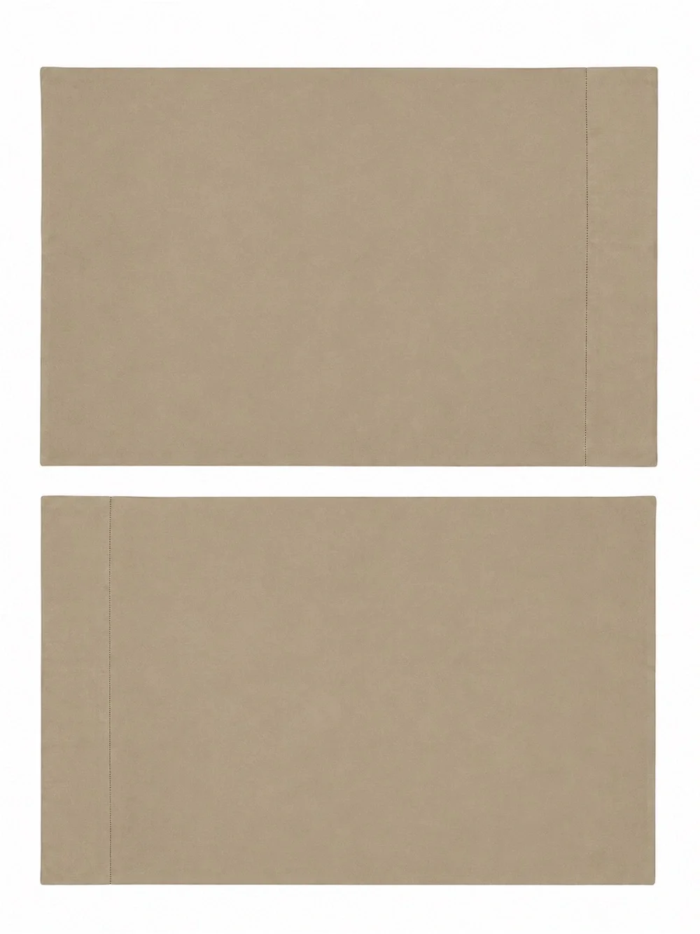 2 Peacock Alley Tan Heavy Cotton Standard Pillowcases Made in Portugal 31